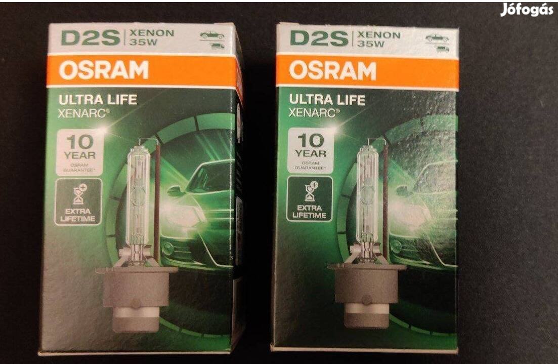 OSRAM Ultra LIFE Xenarc D2S 2db Xenon Izzó