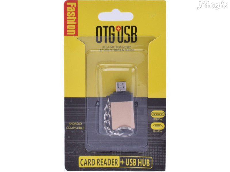 OTG USB Micro USB adapter (android kompatibilis)