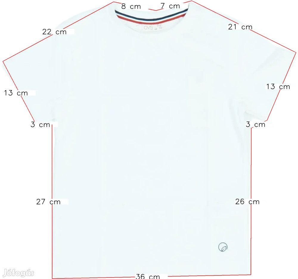 OVS Új (címkés) Fiú Póló (Méret: 128)