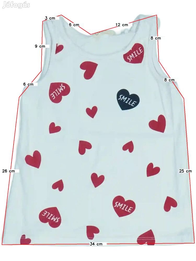 OVS Új (címkés) Lány Lányka / Női ujjatlan póló / top (Méret: 110)