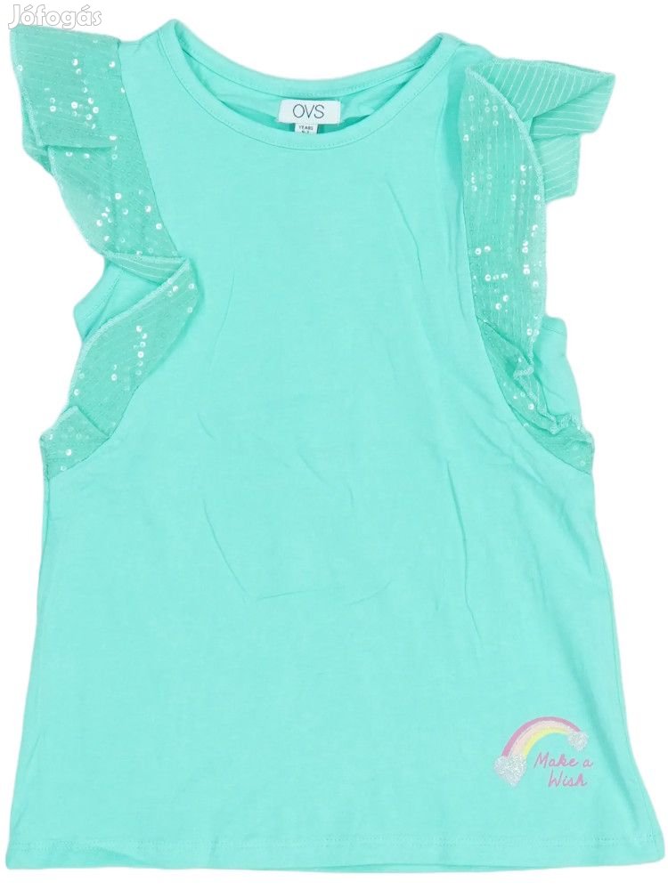 OVS Új címkés Lány Lányka Női ujjatlan póló top Méret 122