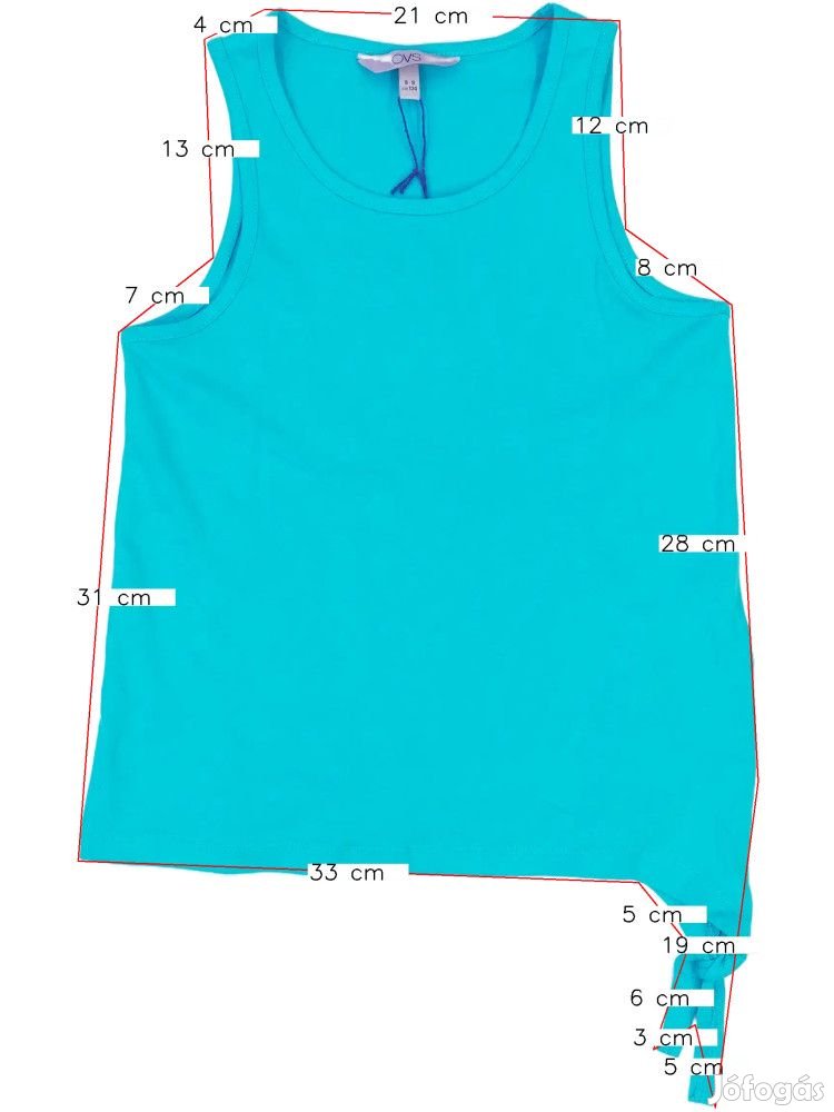 OVS Új (címkés) Lány Lányka / Női ujjatlan póló / top (Méret: 134)