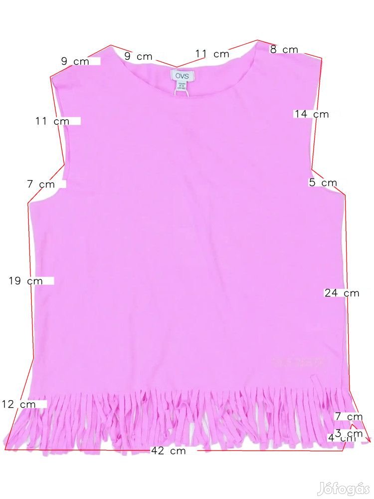 OVS Új (címkés) Lány Lányka / Női ujjatlan póló / top (Méret: 140)