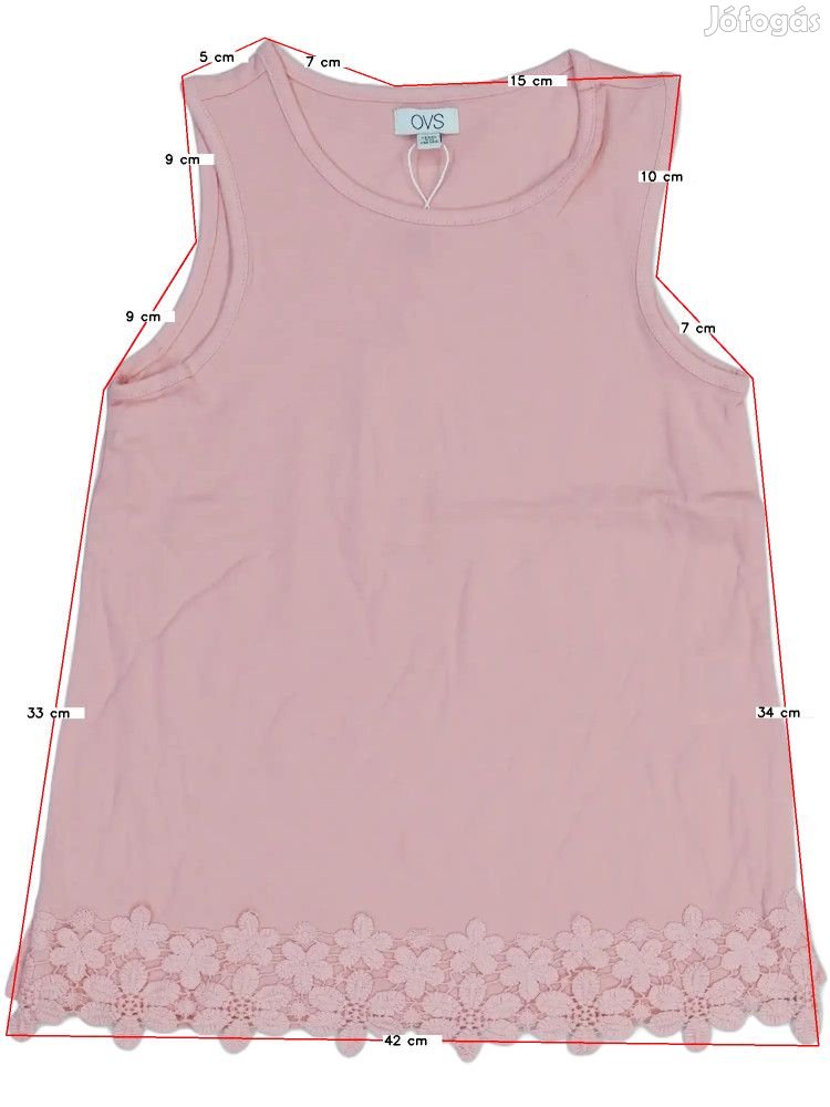 OVS Új (címkés) Lány Lányka / Női ujjatlan póló / top (Méret: 140)