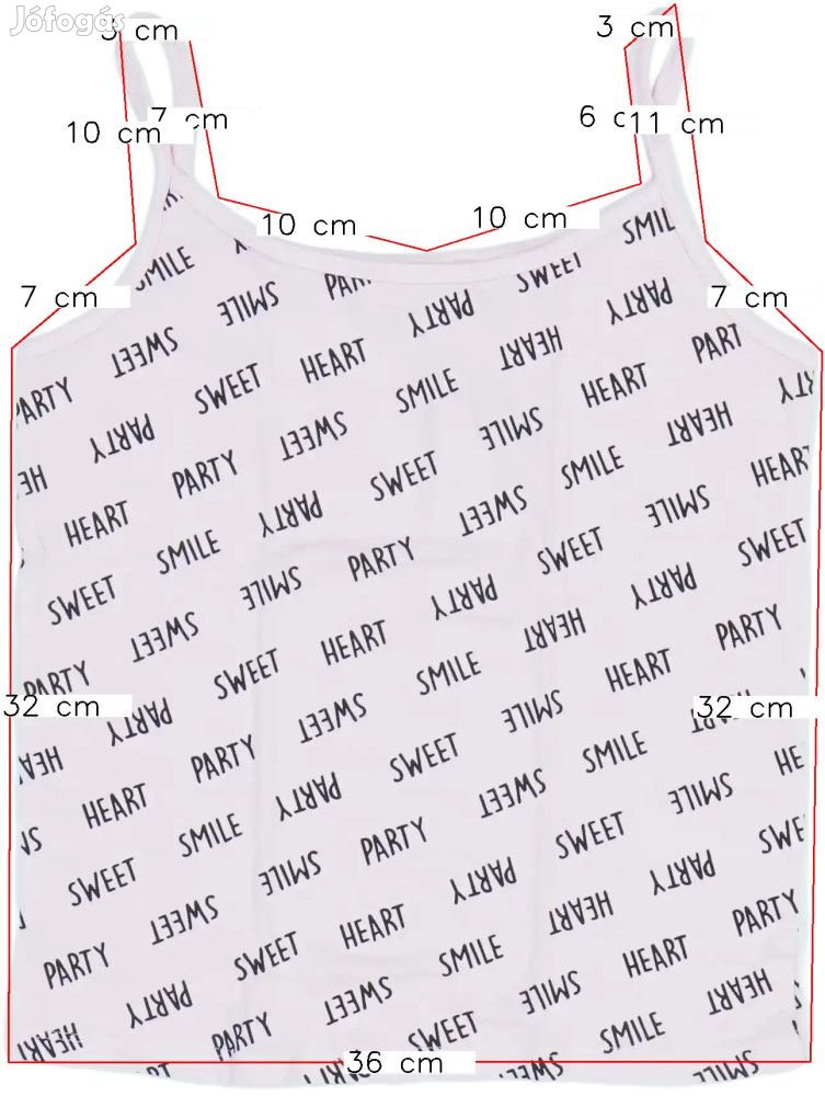 OVS Új (címkés) Lány Lányka / Női ujjatlan póló / top (Méret: 146)