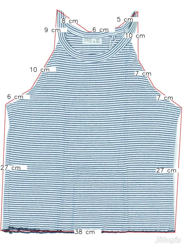 OVS Új (címkés) Lány Lányka / Női ujjatlan póló / top (Méret: 164)