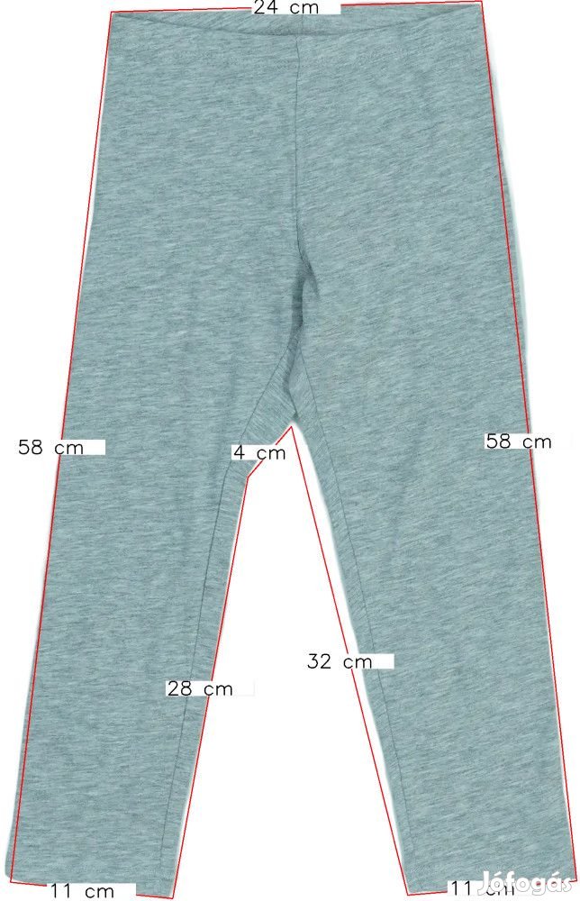 OVS Új (címkés) Lány Leggings (Méret: 128)