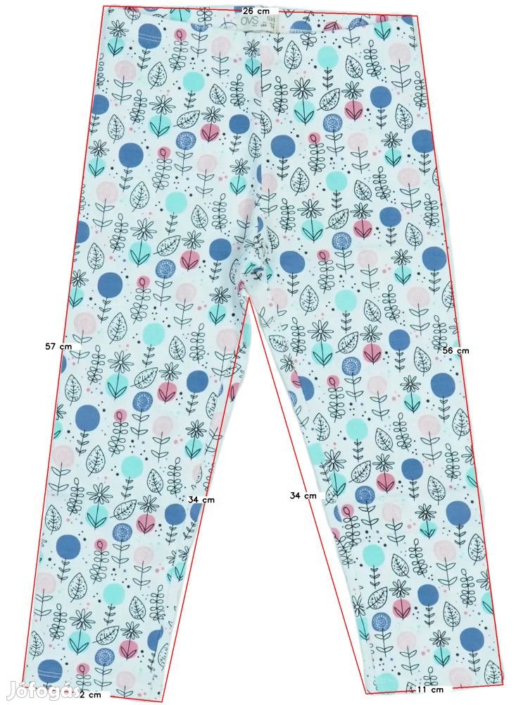 OVS Új (címkés) Lány Leggings (Méret: 128)
