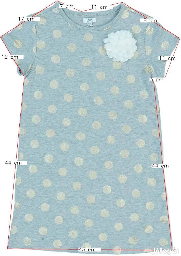 OVS Új (címkés) Lány Póló (Méret: 128)