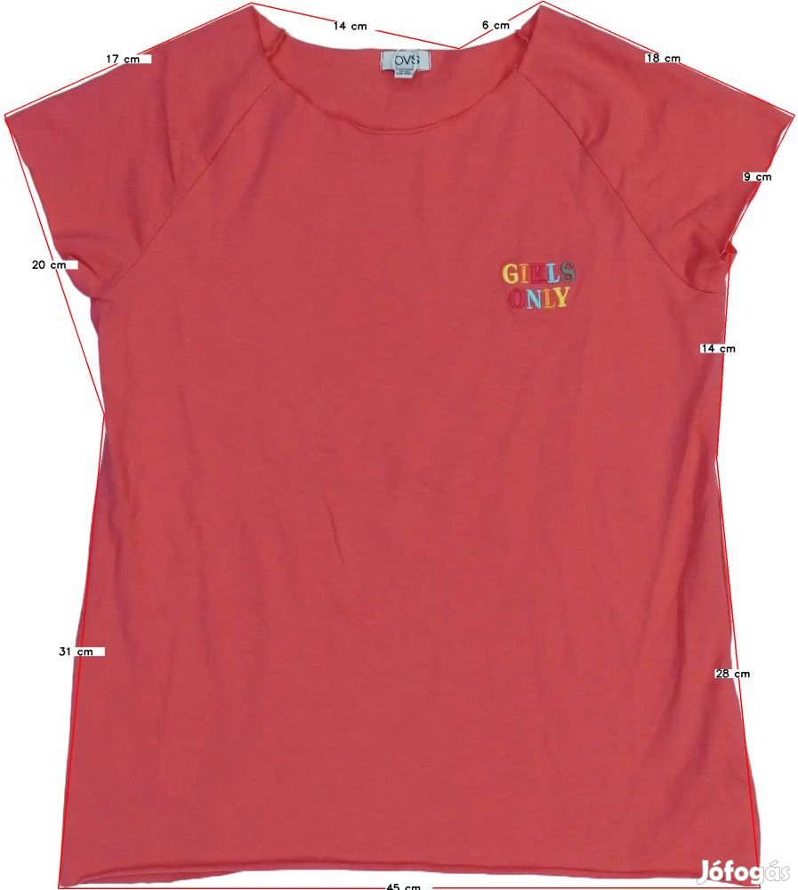 OVS Új (címkés) Lány Póló (Méret: 158)
