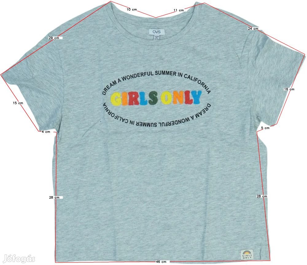 OVS Új (címkés) Lány Póló (Méret: 170)