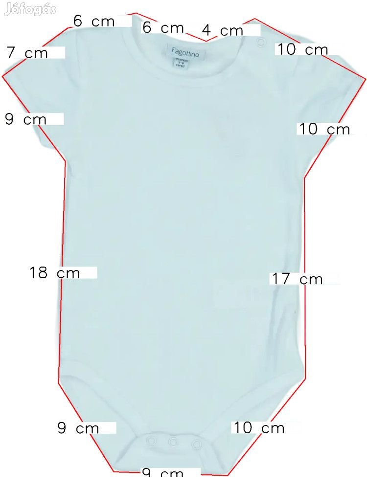 OVS Új (címkés) Lány Rövid ujjú / ujjatlan body (Méret: 62)