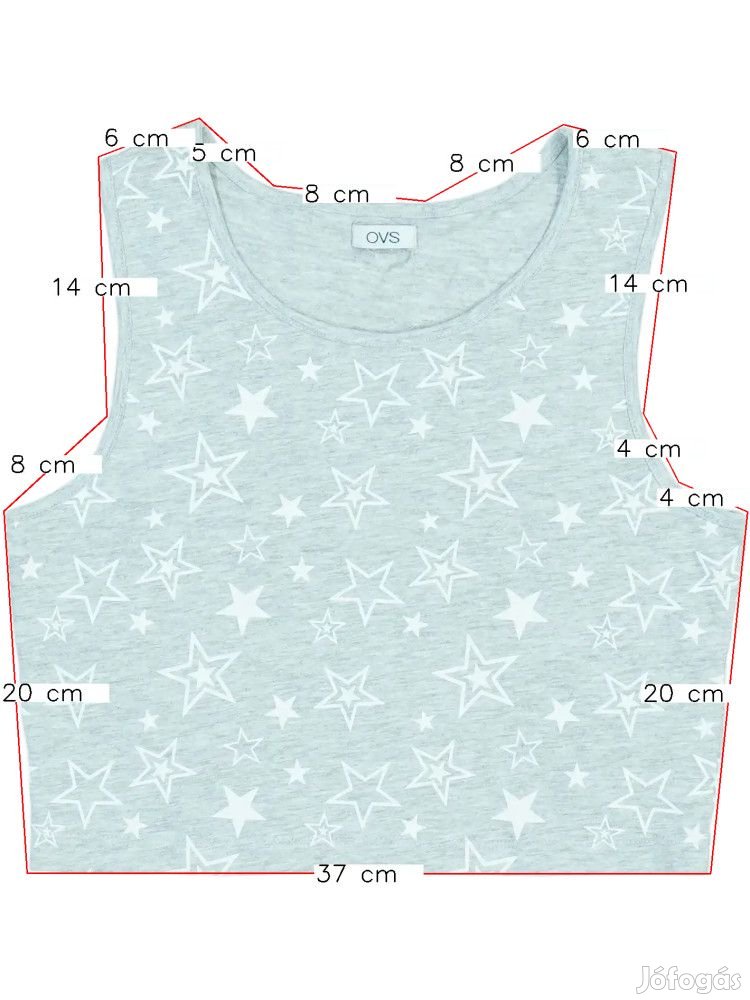 OVS Új (hibás) Lány Lányka / Női ujjatlan póló / top (Méret: 152)