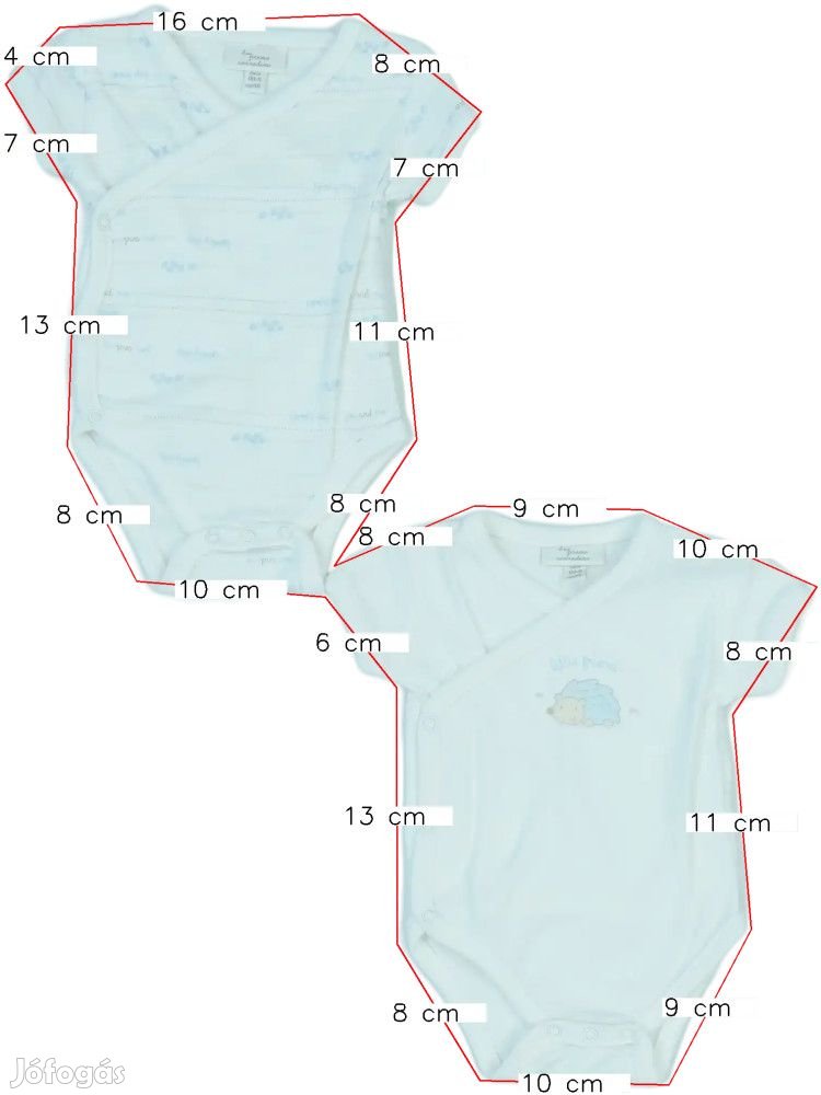 OVS - Fagottino Új (címkés) Fiú Csomag - Body (Méret: 46)
