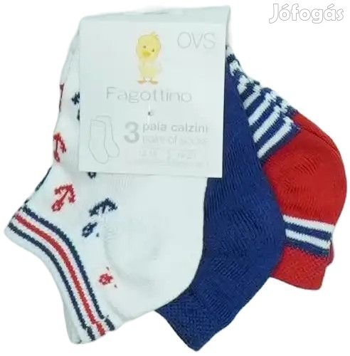 OVS - Fagottino Új (címkés) Fiú Csomag - Zoknik (Méret: 86)