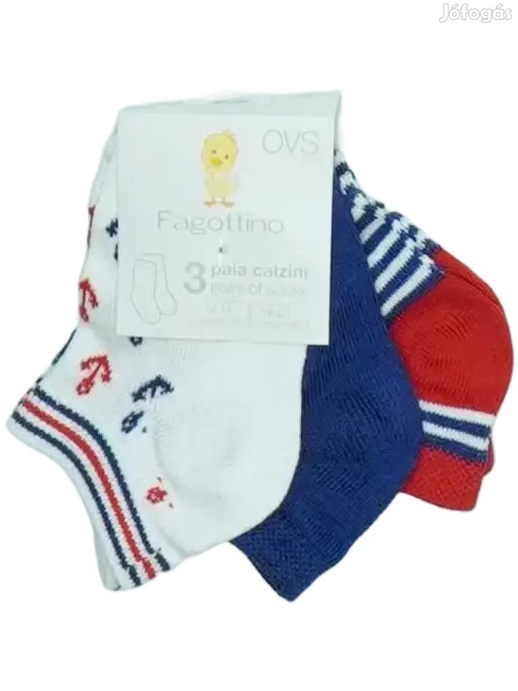 OVS - Fagottino Új (címkés) Fiú Csomag - Zoknik (Méret: 86)