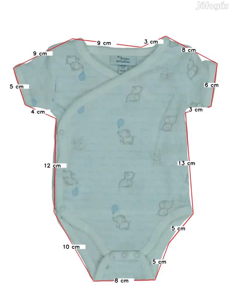 OVS - Fagottino Új (címkés) Fiú Rövid ujjú / ujjatlan body (Méret: 46)
