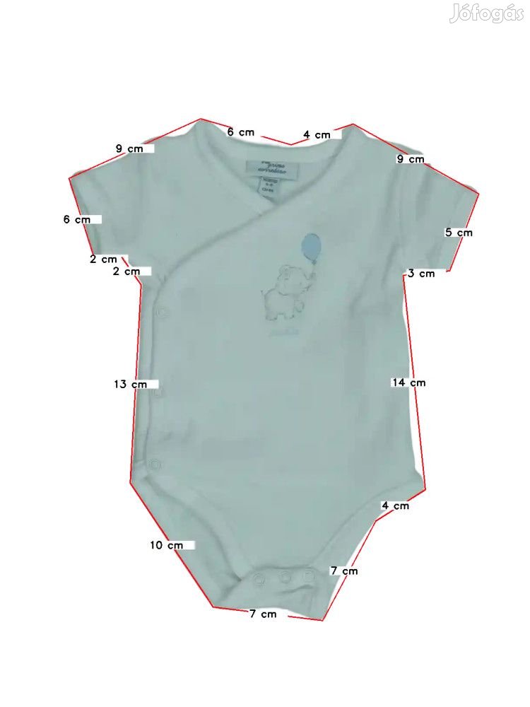 OVS - Fagottino Új (címkés) Fiú Rövid ujjú / ujjatlan body (Méret: 46)