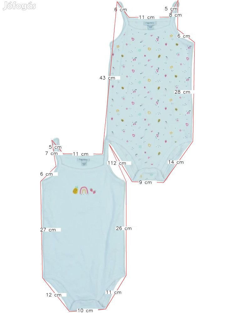 OVS - Fagottino Új (címkés) Lány Csomag - Body (Méret: 92)