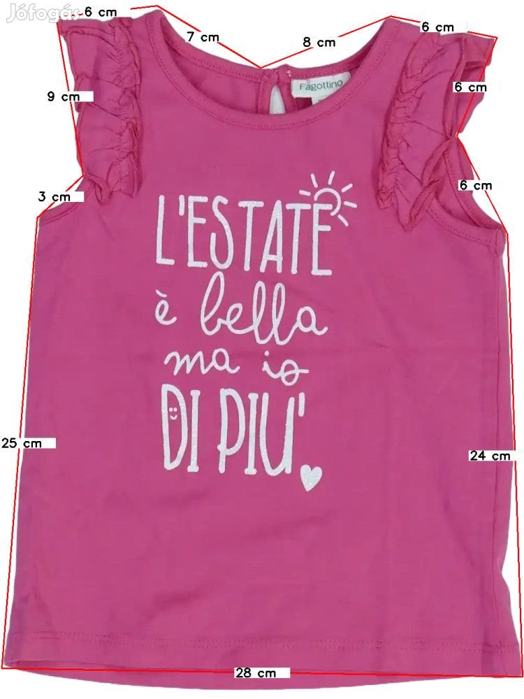 OVS - Fagottino Új (címkés) Lány Lányka / Női ujjatlan póló / top (Mér
