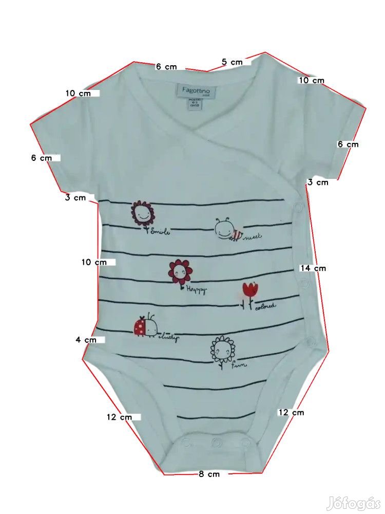 OVS - Fagottino Új (címkés) Lány Rövid ujjú / ujjatlan body (Méret: 50
