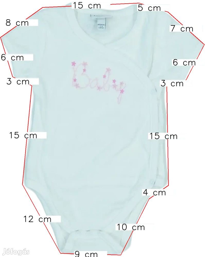 OVS - Fagottino Új (címkés) Lány Rövid ujjú / ujjatlan body (Méret: 62