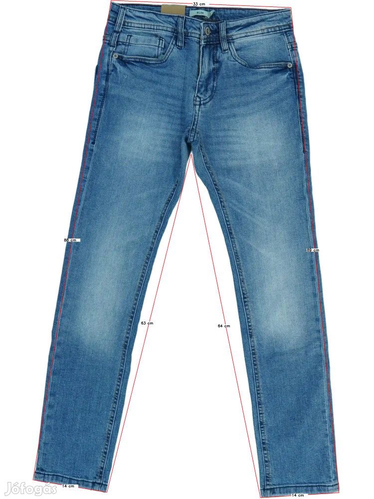 OVS - Republic of Denim Új (címkés) Fiú Farmernadrág (Méret: 146)