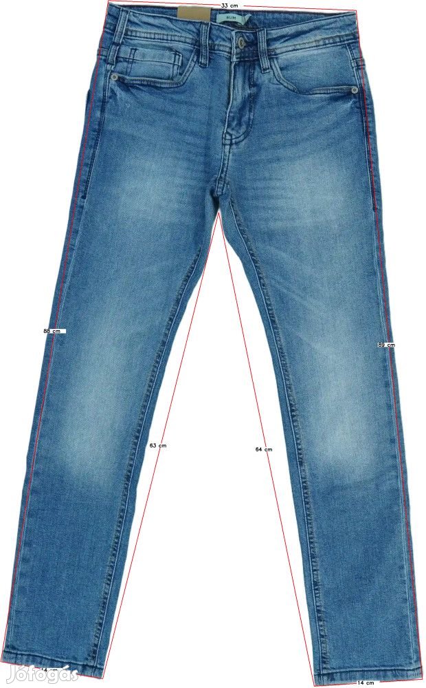 OVS - Republic of Denim Új (címkés) Fiú Farmernadrág (Méret: 146)