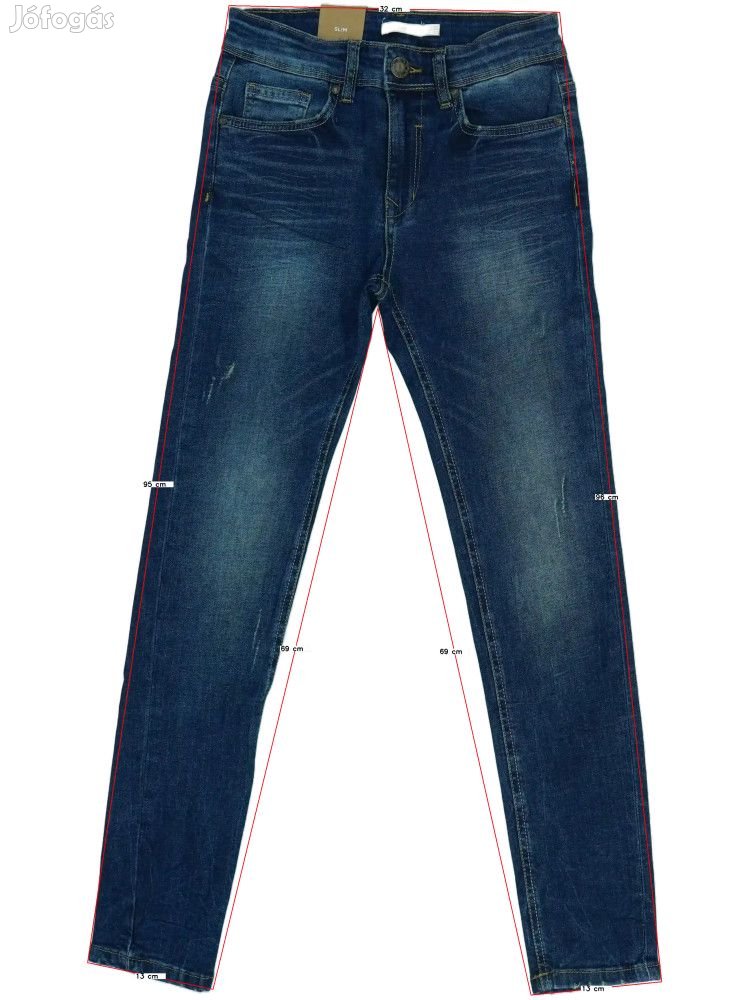 OVS - Republic of Denim Új (címkés) Fiú Farmernadrág (Méret: 152)