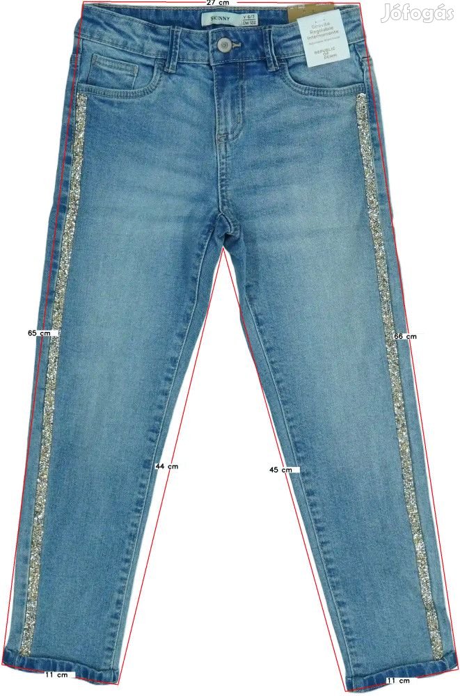 OVS - Republic of Denim Új (címkés) Lány Farmernadrág (Méret: 122)