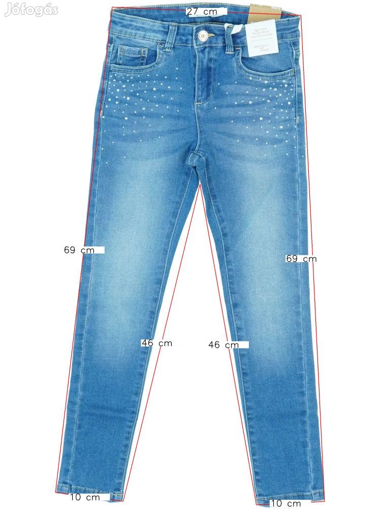 OVS - Republic of Denim Új (címkés) Lány Farmernadrág (Méret: 128)