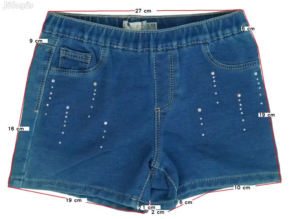 OVS - Republic of Denim Új (címkés) Lány Rövidnadrág (Méret: 104)