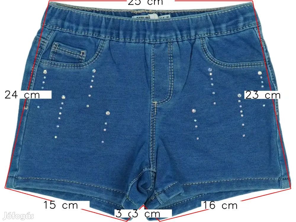 OVS - Republic of Denim Új (címkés) Lány Rövidnadrág (Méret: 116)