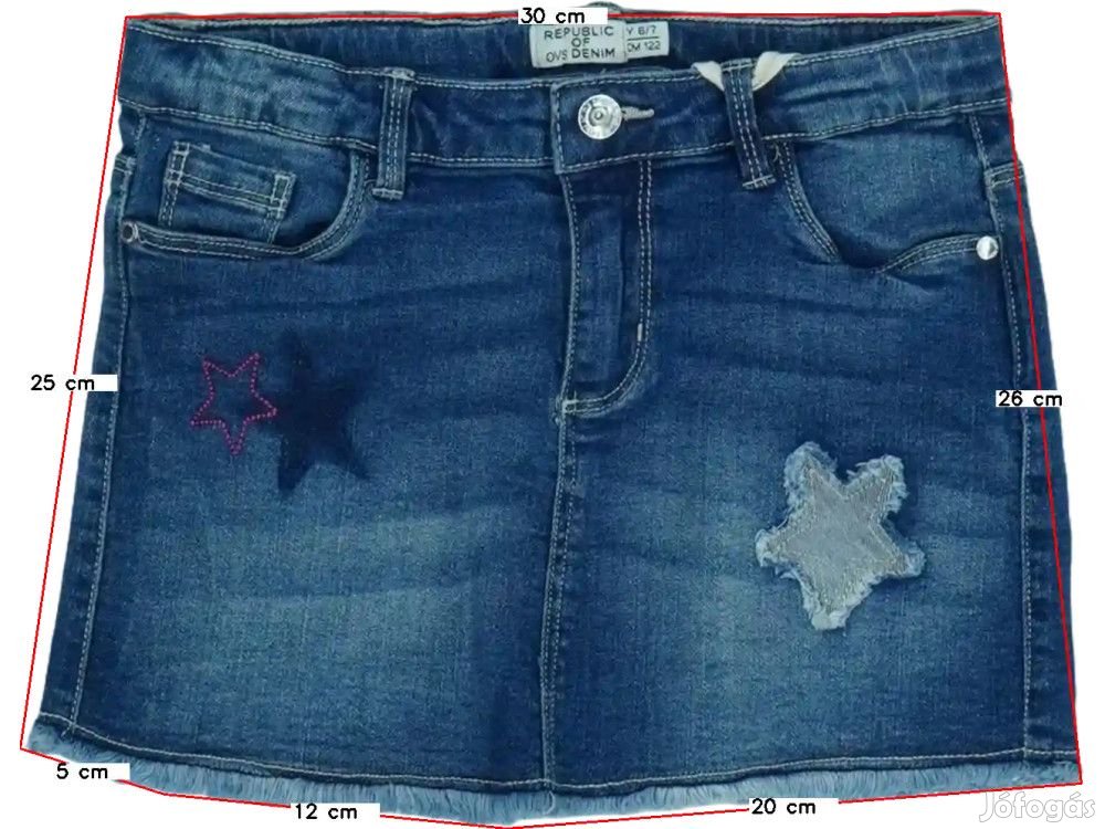 OVS - Republic of Denim Új (címkés) Lány Szoknya (Méret: 122)