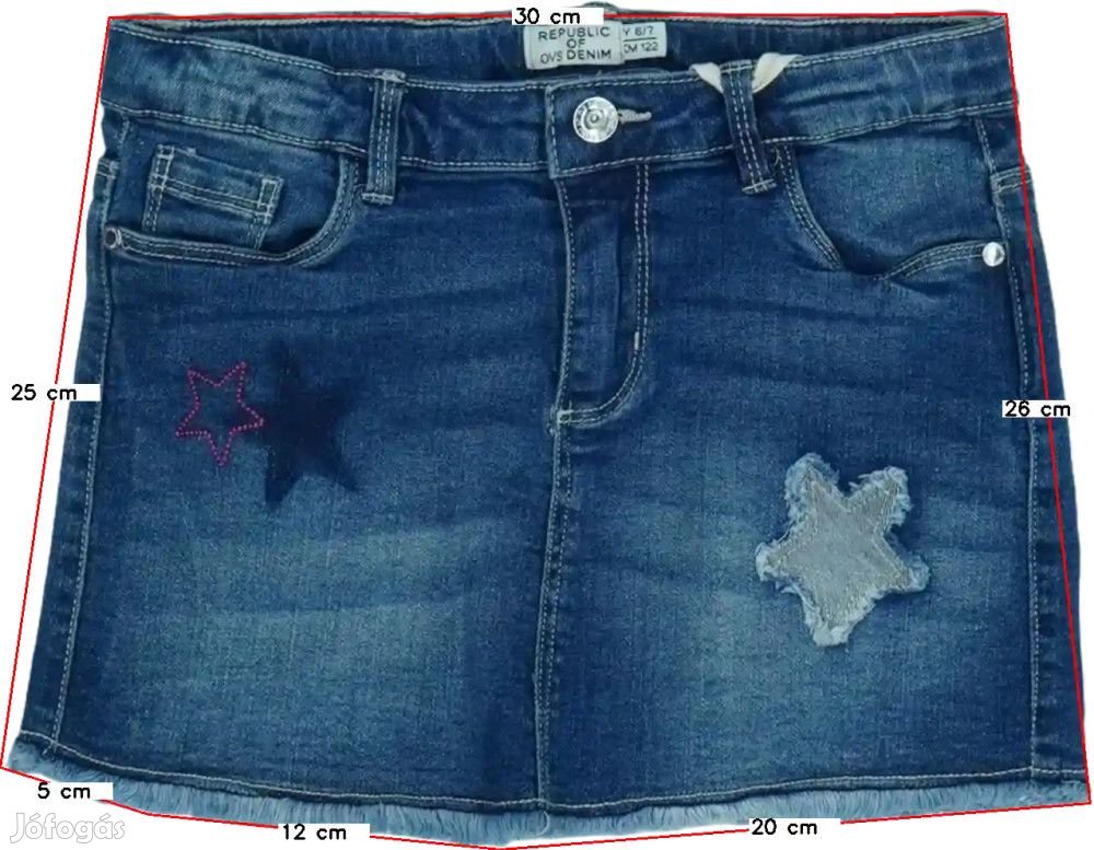 OVS - Republic of Denim Új (címkés) Lány Szoknya (Méret: 122)