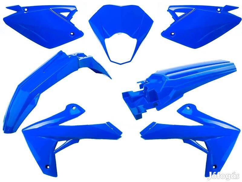 O PARTS műanyag készlet O PARTS fényes kék - Rieju MRT/MRT Pro 50 (09-