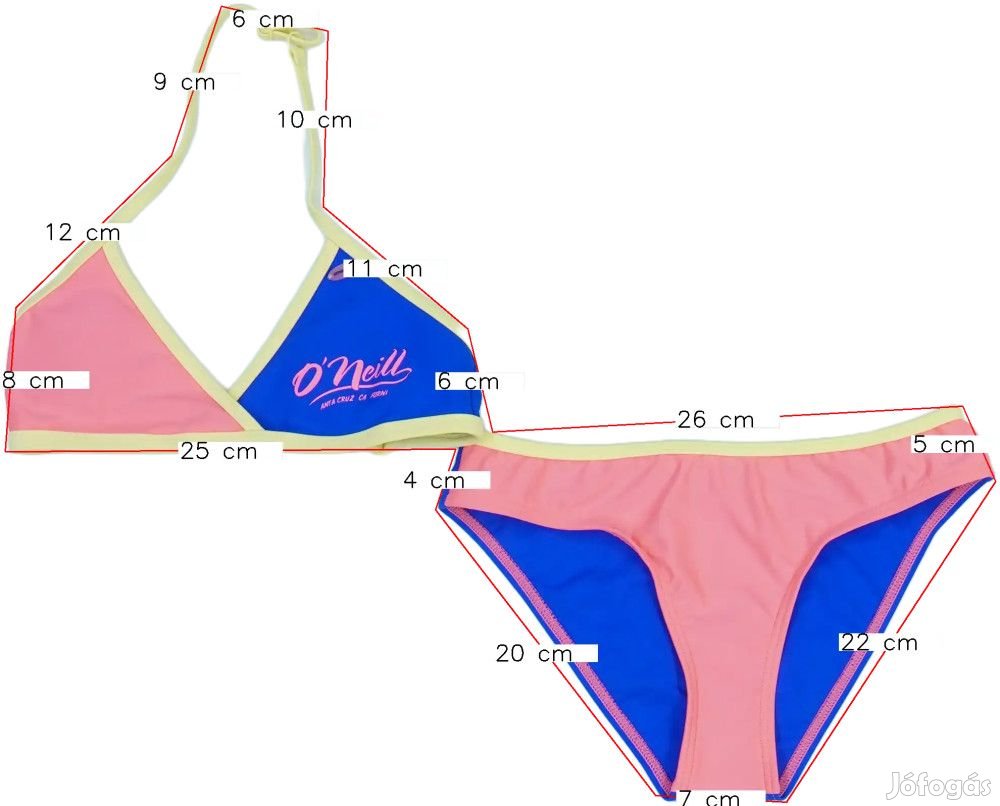 O&#039;neill Új (címkés) Lány Bikini (Méret: 152)