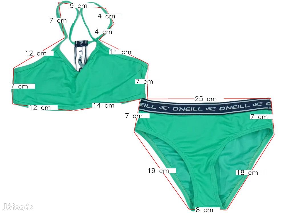O'neill Új (címkés) Lány Bikini (Méret: 140)