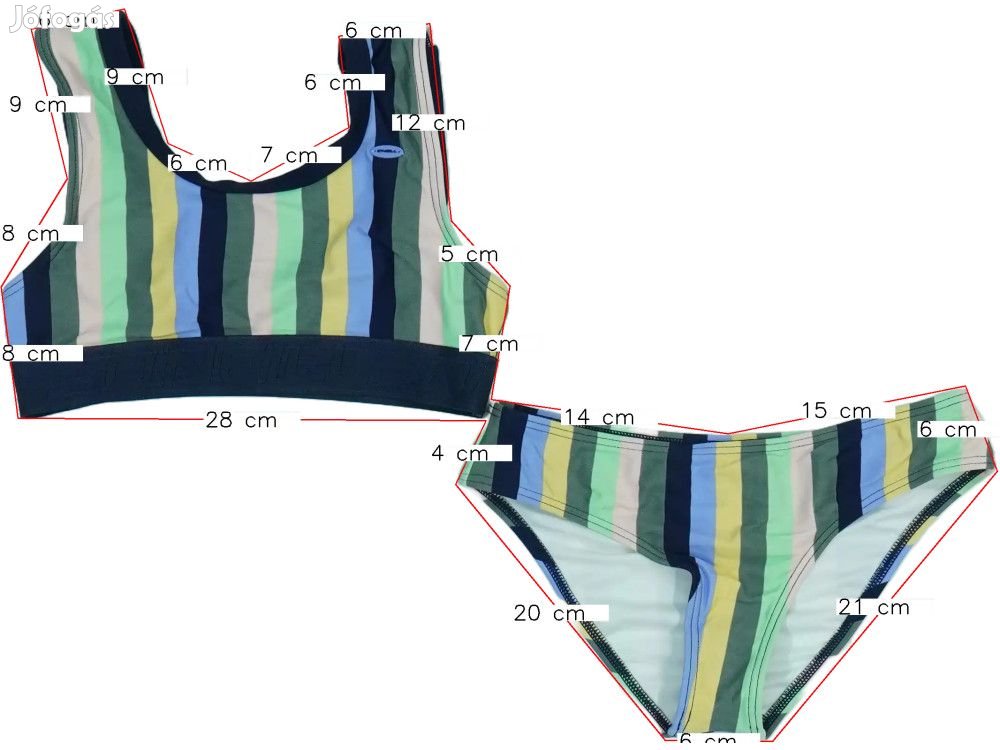 O'neill Új (címkés) Lány Bikini (Méret: 152)