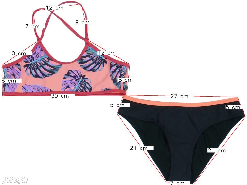 O'neill Új (címkés) Lány Bikini (Méret: 152)