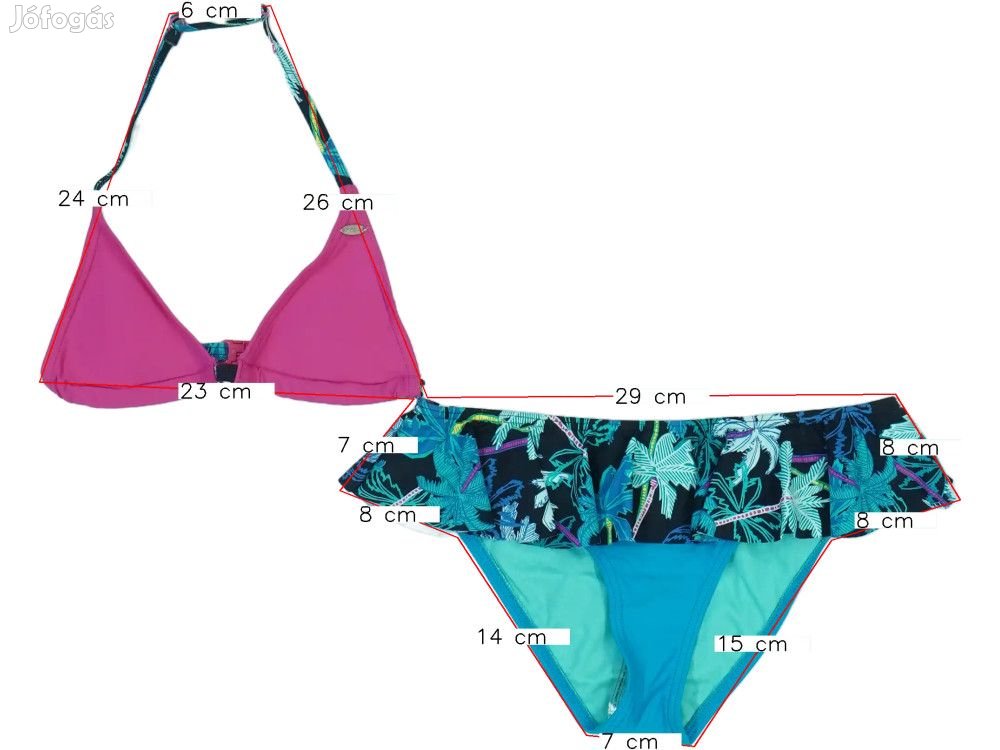 O'neill Új (címkés) Lány Bikini (Méret: 152)