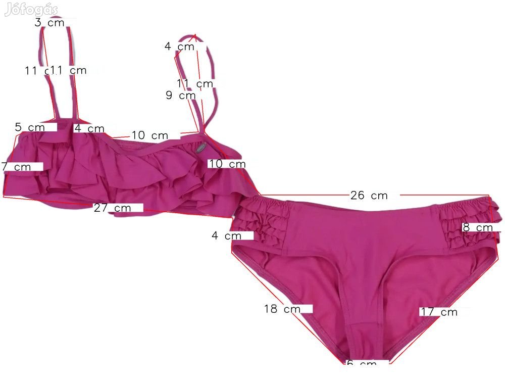 O'neill Új (címkés) Lány Bikini (Méret: 152)