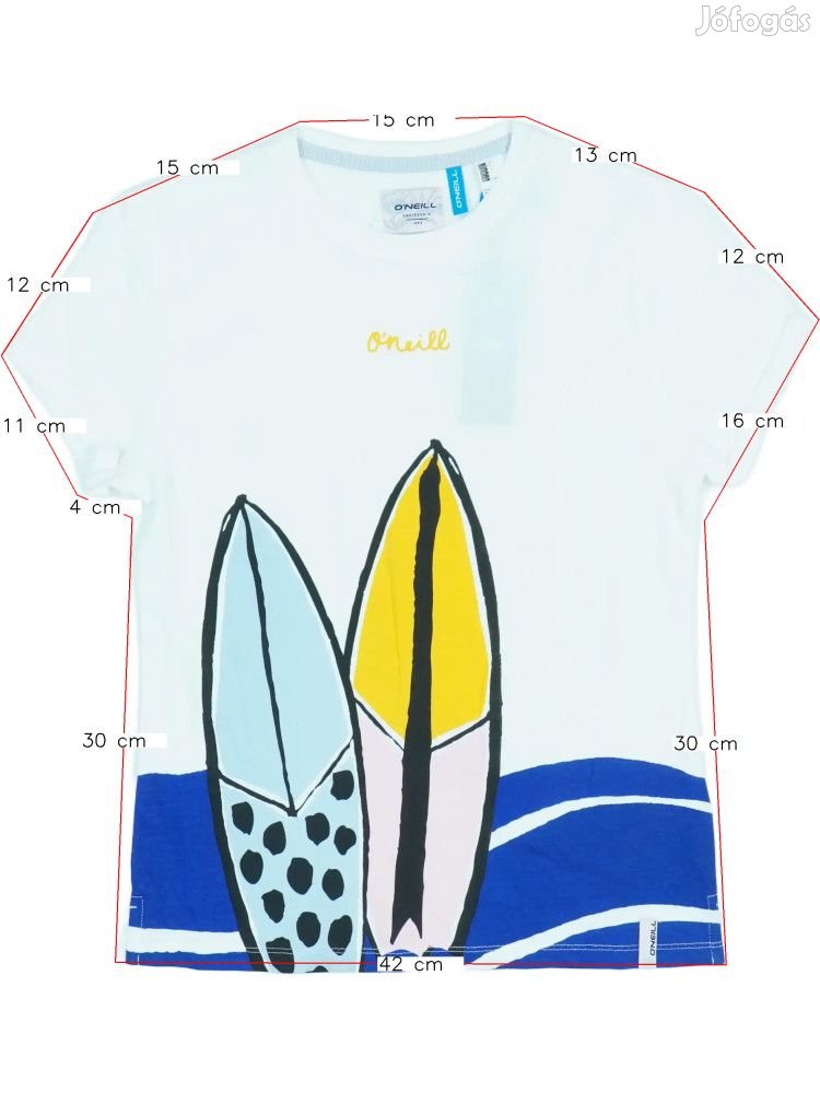 O'neill Új (címkés) Lány Póló (Méret: 152)