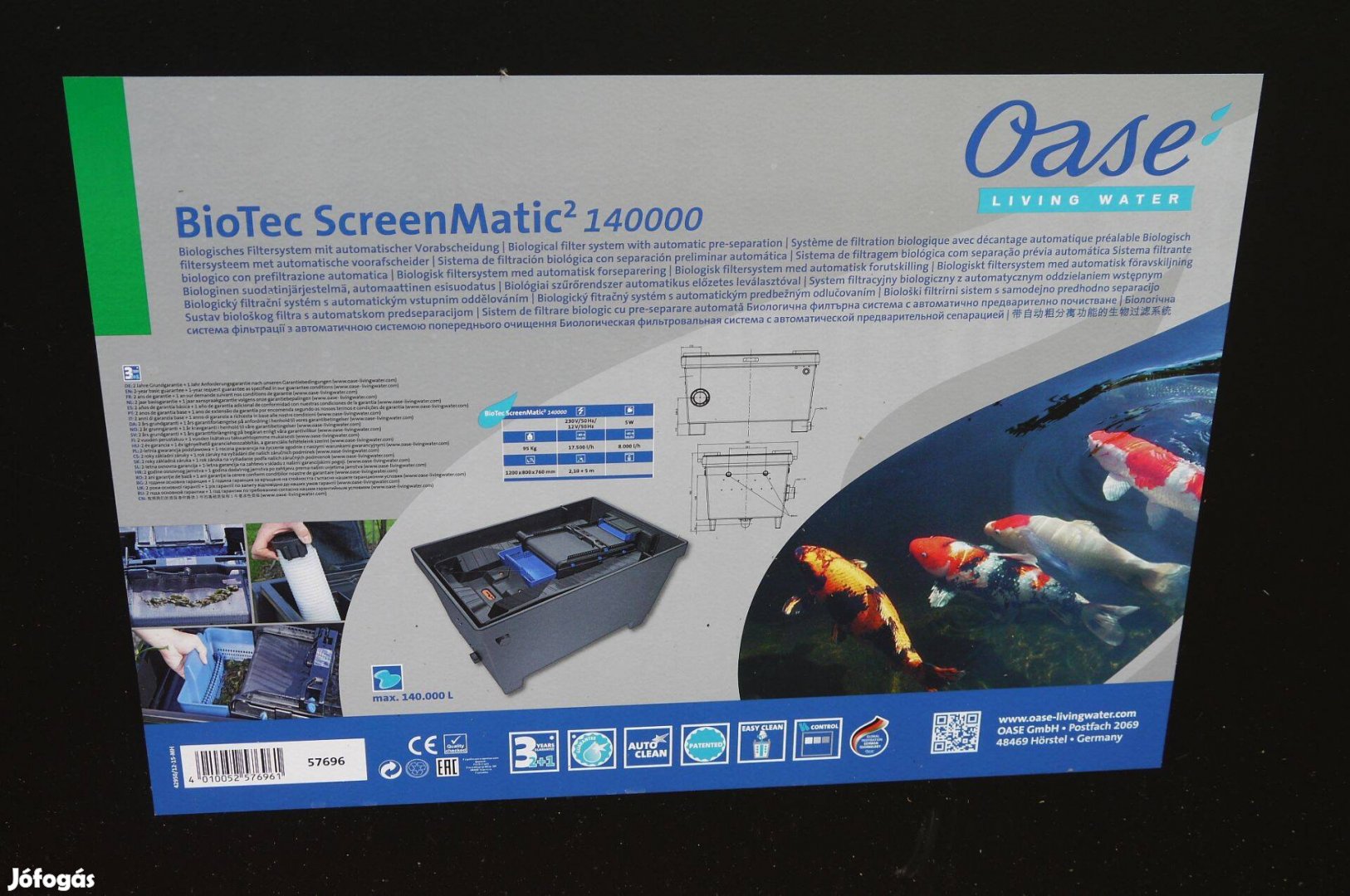 Oase Screenmatic 140000 kerti tó szűrő