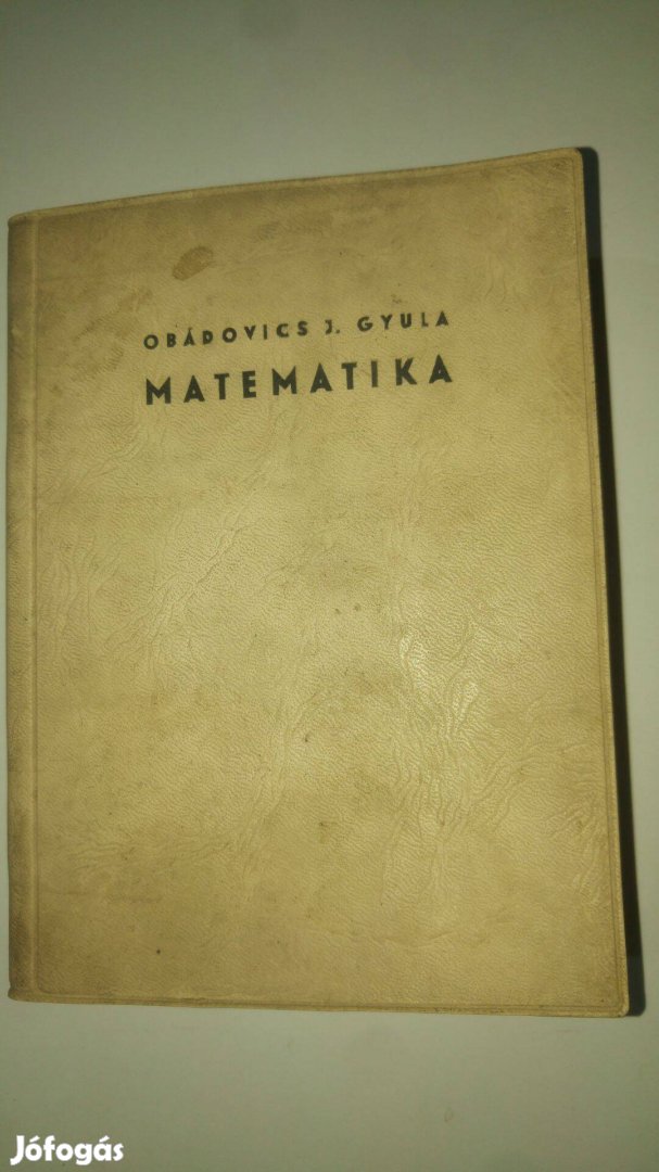 Obádovics Matematika 1974