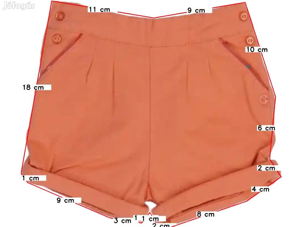 Obaibi Új (címkés) Lány Rövidnadrág (Méret: 68)