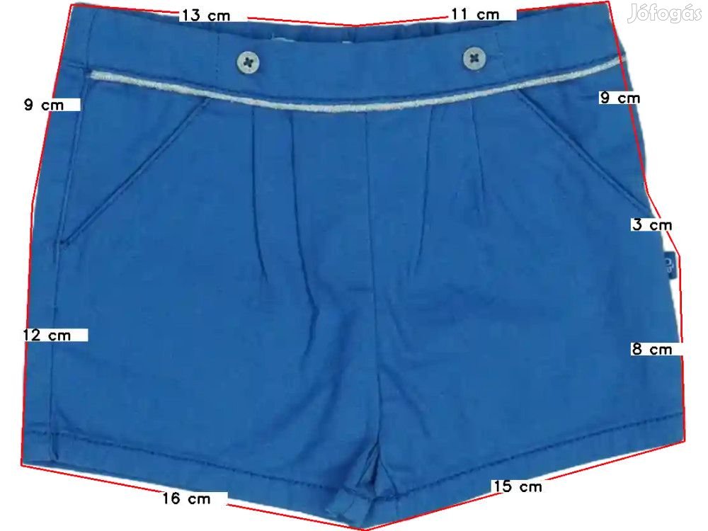 Obaibi Új (címkés) Lány Rövidnadrág (Méret: 80)