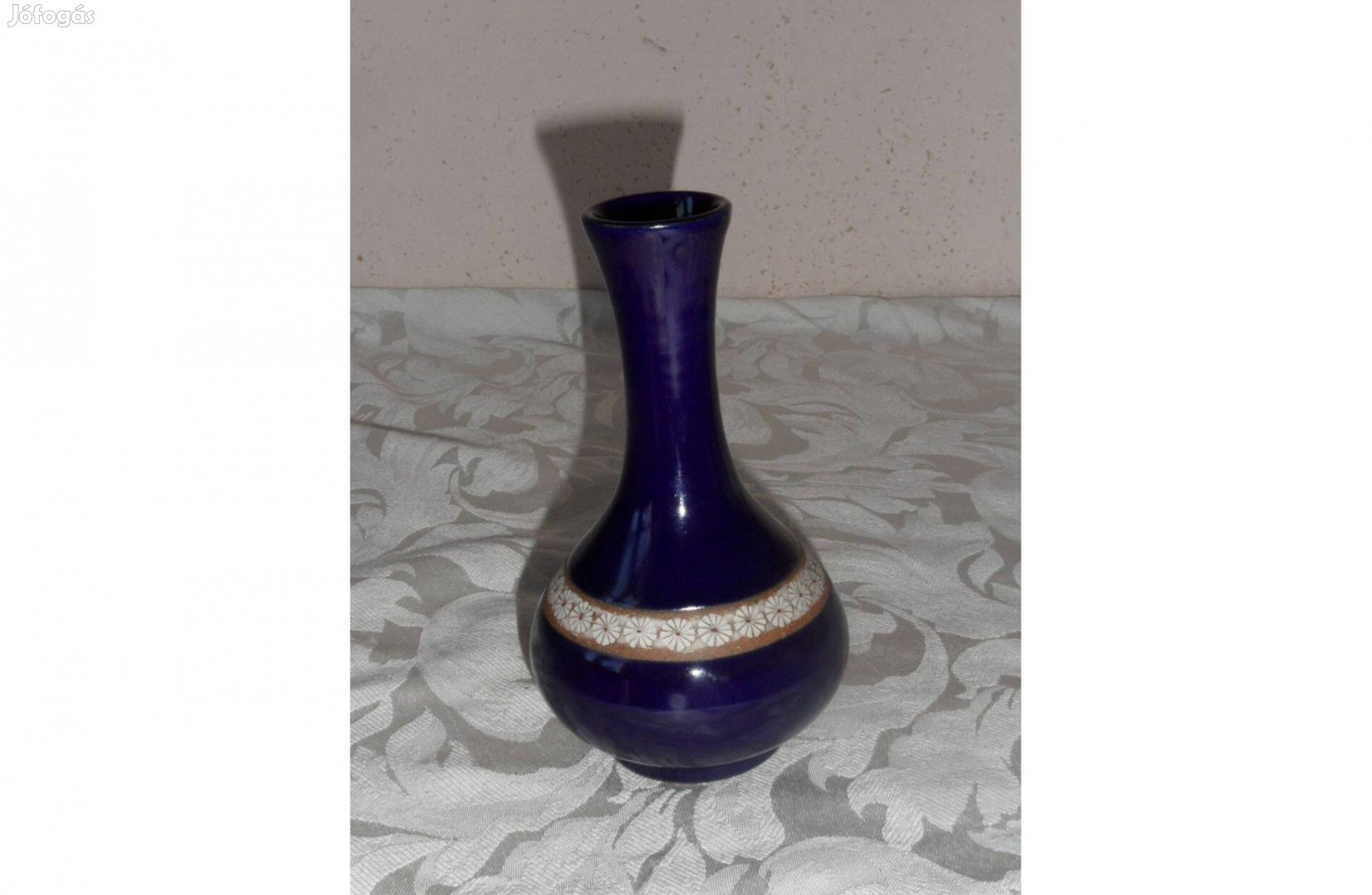 Obaltkék kerámia váza