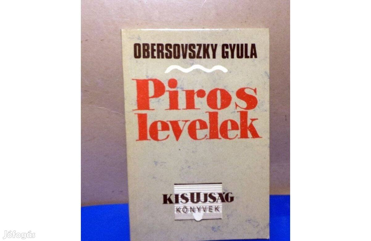 Obersovszky Gyula: Piros levelek - dedikált