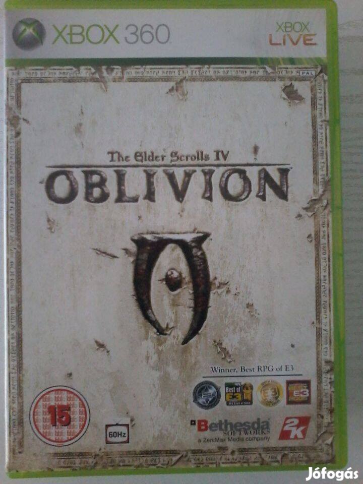 Oblivion Xbox 360 játék eladó.(nem postázom)